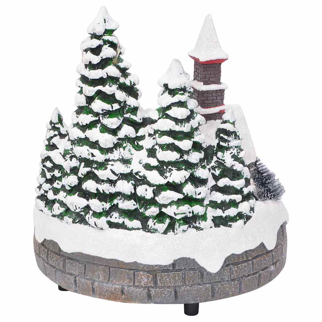 Centro de Mesa Navideño Multicolor 16 x 16 x 19 cm Resina