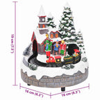 Centro de Mesa Navideño Multicolor 16 x 16 x 19 cm Resina