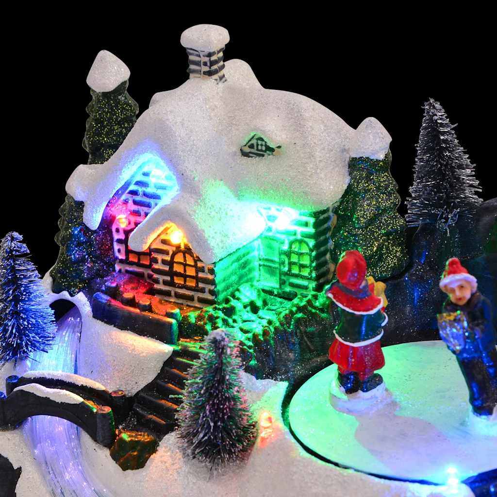 Centro de Mesa Navideño Multicolor 16 x 11,5 x 13 cm Plástico
