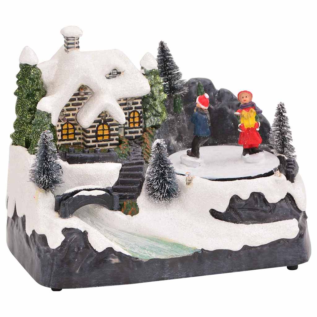Centro de Mesa Navideño Multicolor 16 x 11,5 x 13 cm Plástico