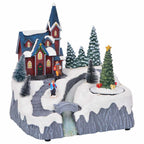 Decoración de Villa Navideña Multicolor 20,5 x 17 x 21 cm