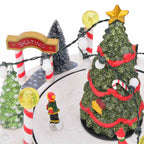 Decoración de Villa Navideña Multicolor 22 x 21,5 x 17 cm