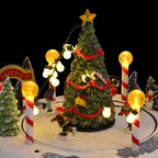 Decoración de Villa Navideña Multicolor 22 x 21,5 x 17 cm