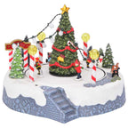 Decoración de Villa Navideña Multicolor 22 x 21,5 x 17 cm