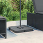Conjunto de bases para guarda-sol 4 unidades para base cruzada PP 100 kg