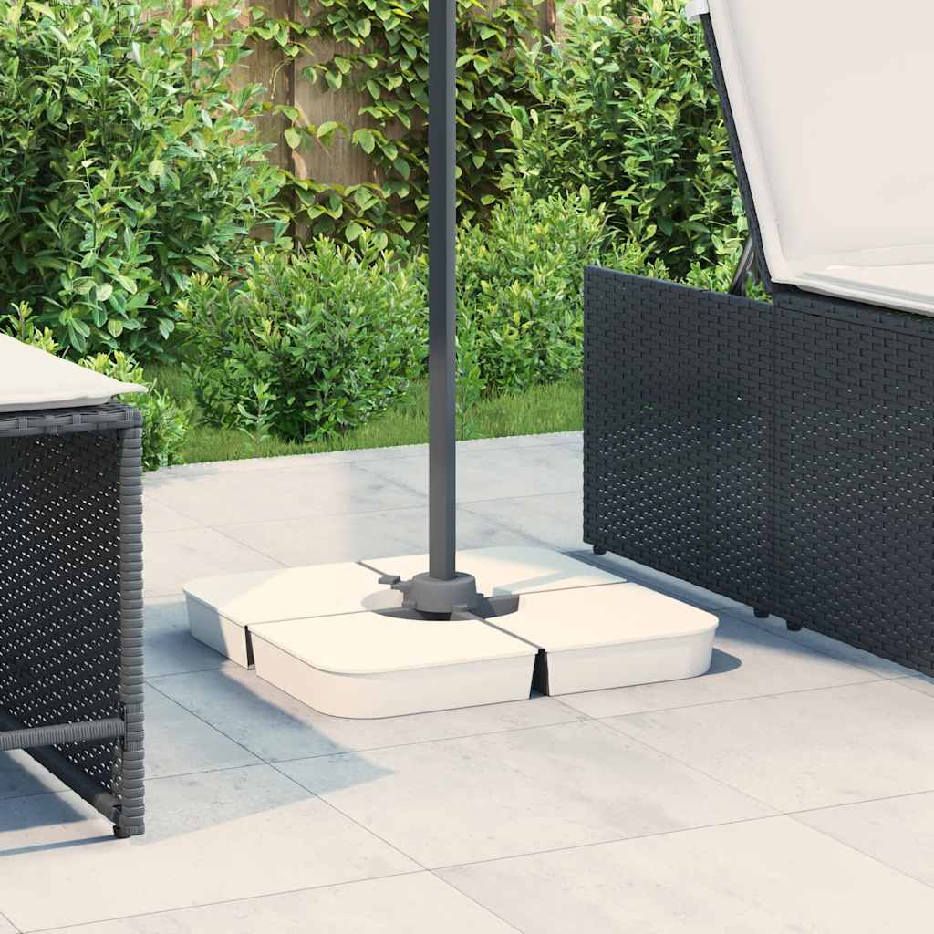 Parasol Base Set 4 pcs for Cross Parasol PP 100 kg