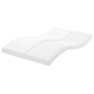 Colchão de espuma de 7 zonas firmeza 20 ILD branco 100x200 cm