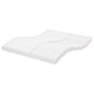 Colchão de espuma de 7 zonas firmeza 20 ILD branco 100x200 cm
