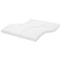 Colchão de espuma de 7 zonas firmeza 20 ILD branco 100x200 cm