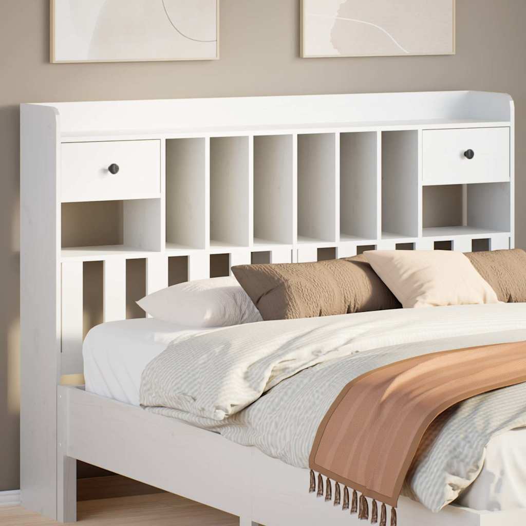 Cabecero 100 cm Madera Maciza Acacia y Hierro