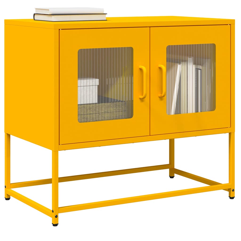 Anthracite cold-rolled steel TV cabinet 100.5x39x60.5 cm