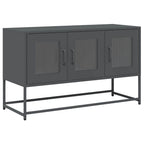 Mueble de TV acero laminado en frío antracita 100,5x39x60,5 cm