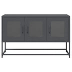 Mueble de TV acero laminado en frío antracita 100,5x39x60,5 cm
