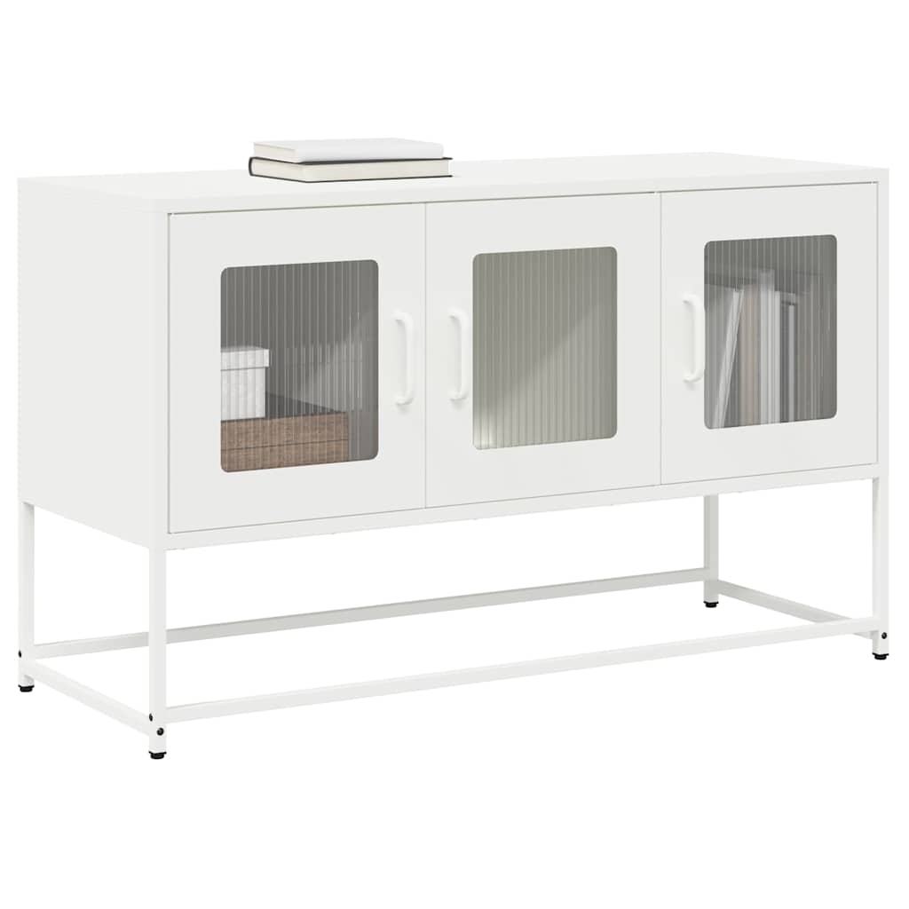 Anthracite cold-rolled steel TV cabinet 100.5x39x60.5 cm