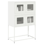 Aparador alto roble ahumado 29,5x34x119,5 cm Madera ingeniería