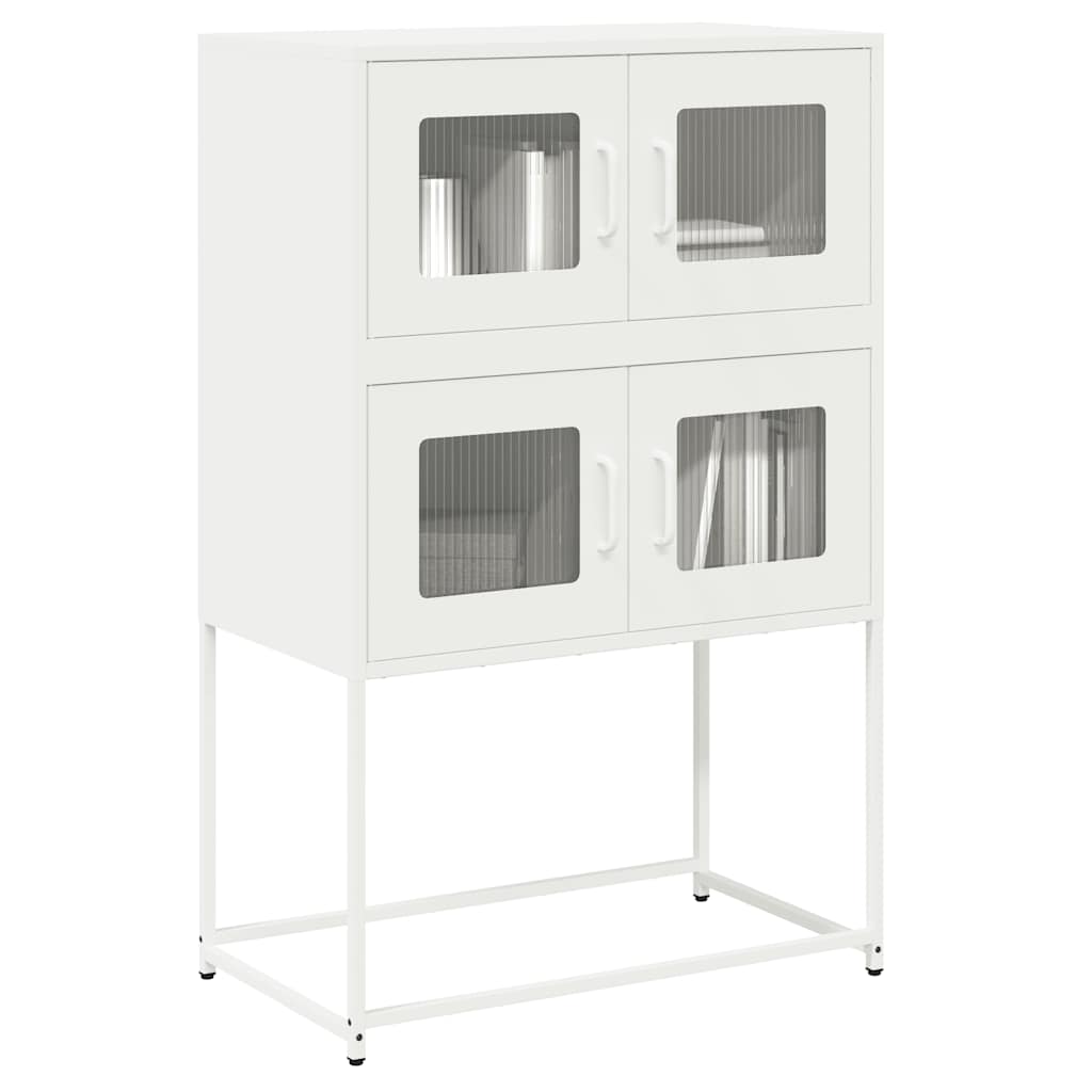 Aparador alto roble ahumado 29,5x34x119,5 cm Madera ingeniería