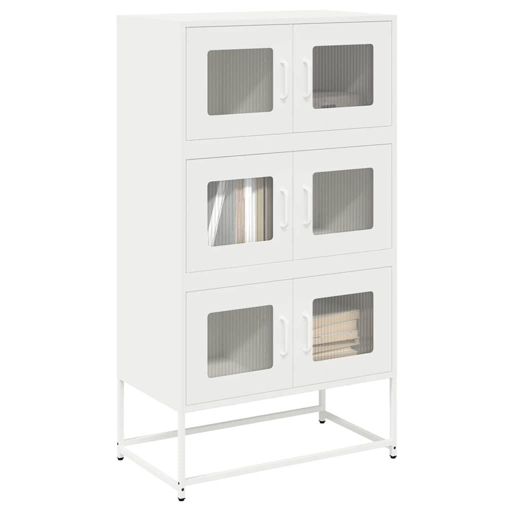 Aparador alto roble ahumado 29,5x34x119,5 cm Madera ingeniería