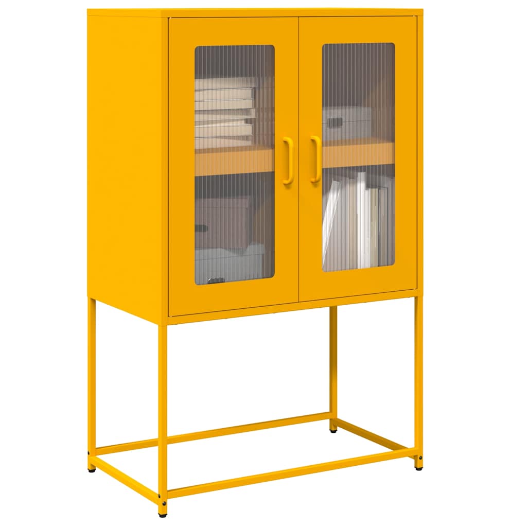 Aparador alto roble ahumado 29,5x34x119,5 cm Madera ingeniería