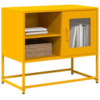 Mueble para TV acero laminado en frío blanco 202x39x43,5 cm