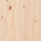 Estructura de litera triple madera de pino 140x200/70x140 cm