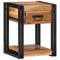 Armario de Noche 2 pcs 30 x 30 x 40 cm Madera de Acacia Sólida