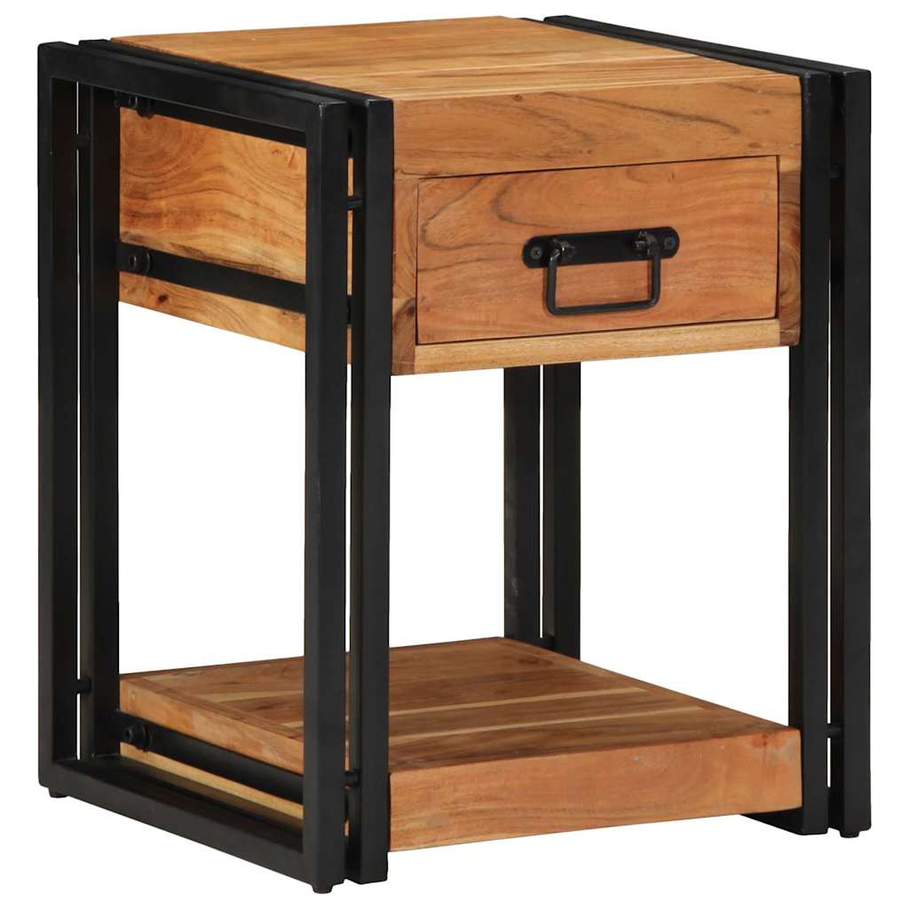 Armario de Noche 2 pcs 30 x 30 x 40 cm Madera de Acacia Sólida