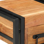 Armario de Noche 2 pcs 30 x 30 x 40 cm Madera de Acacia Sólida
