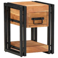 Armario de Noche 2 pcs 30 x 30 x 40 cm Madera de Acacia Sólida