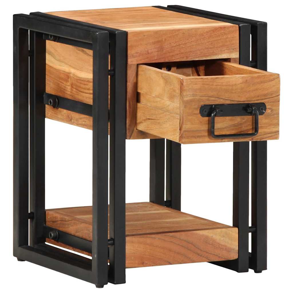 Armario de Noche 2 pcs 30 x 30 x 40 cm Madera de Acacia Sólida