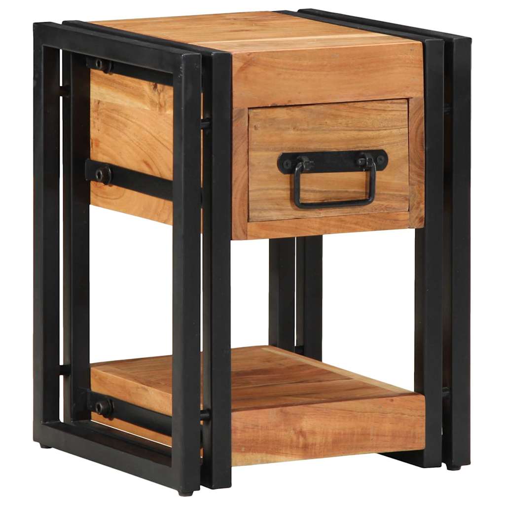 Armario de Noche 2 pcs 30 x 30 x 40 cm Madera de Acacia Sólida