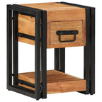 Armario de Noche 2 pcs 30 x 30 x 40 cm Madera de Acacia Sólida