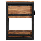 Armario de Noche 2 pcs 30 x 30 x 40 cm Madera de Acacia Sólida