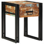 Mesa Auxiliar 30 x 30 x 40 cm Madeira sólida reciclada
