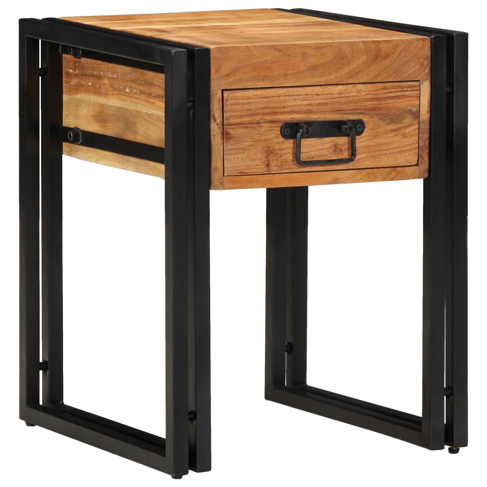Side Table 30 x 30 x 40 cm Solid Reclaimed Wood
