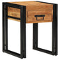 Mesa Auxiliar 30 x 30 x 40 cm Madeira sólida reciclada