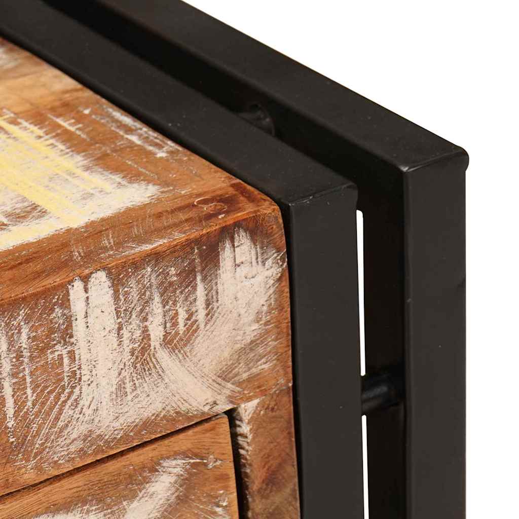 Mesa Auxiliar 30 x 30 x 40 cm Madera sólida recuperada
