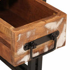 Mesa Auxiliar 30 x 30 x 40 cm Madera sólida recuperada