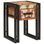 Mesa Auxiliar 30 x 30 x 40 cm Madeira sólida reciclada
