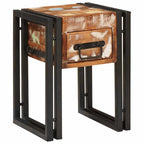 Mesa Auxiliar 30 x 30 x 40 cm Madera sólida recuperada