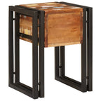 Mesa Auxiliar 30 x 30 x 40 cm Madera sólida recuperada