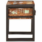 Mesa Auxiliar 30 x 30 x 40 cm Madera sólida recuperada