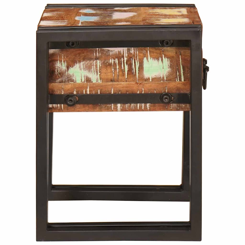 Mesa Auxiliar 30 x 30 x 40 cm Madera sólida recuperada