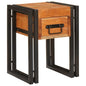 Mesa Auxiliar 30 x 30 x 40 cm Madeira sólida reciclada