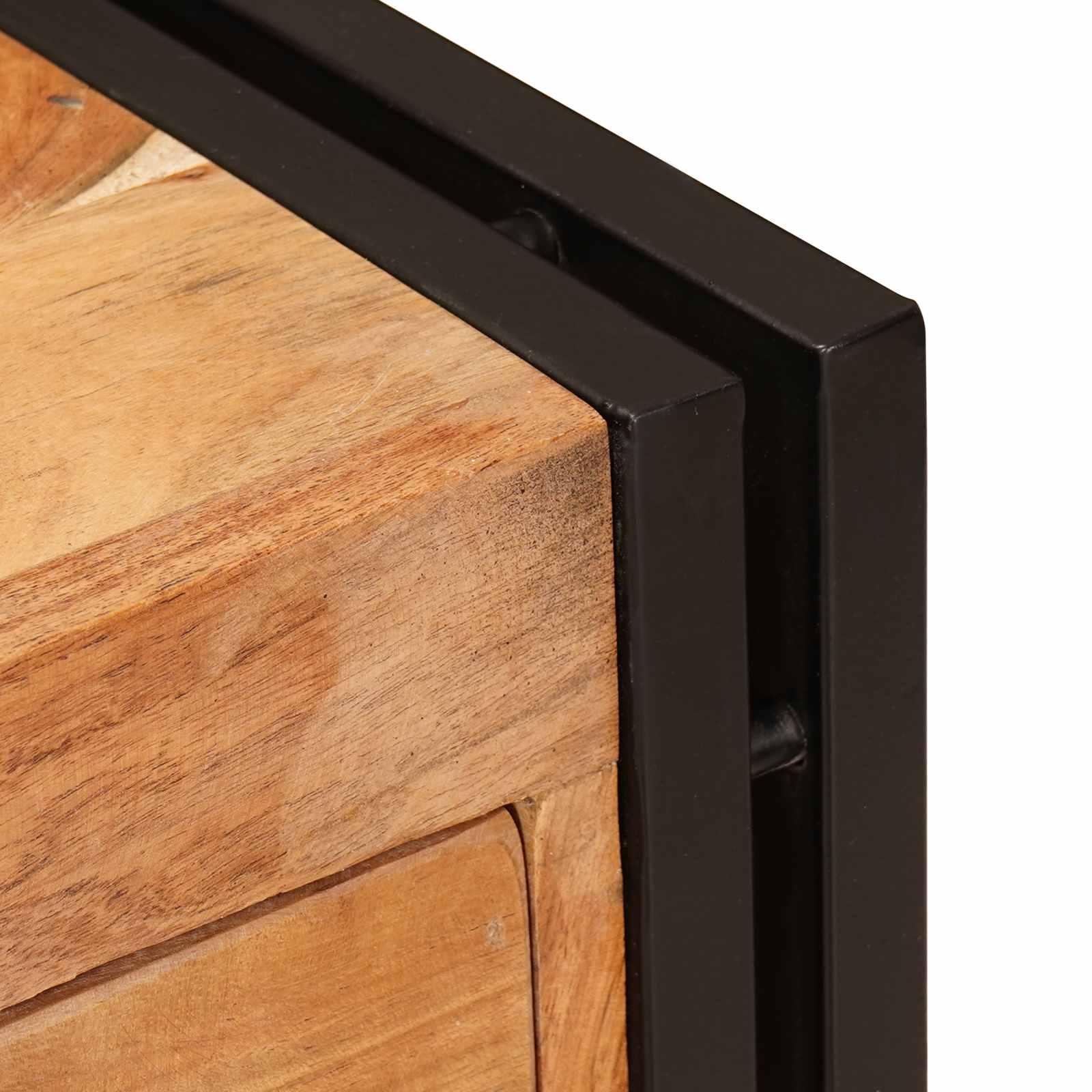 Aparador Marrón 66 x 33 x 70 cm Madera de Acacia Sólida