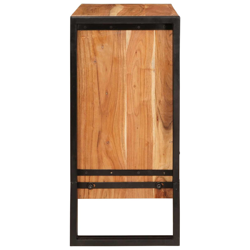 Aparador Marrón 66 x 33 x 70 cm Madera de Acacia Sólida