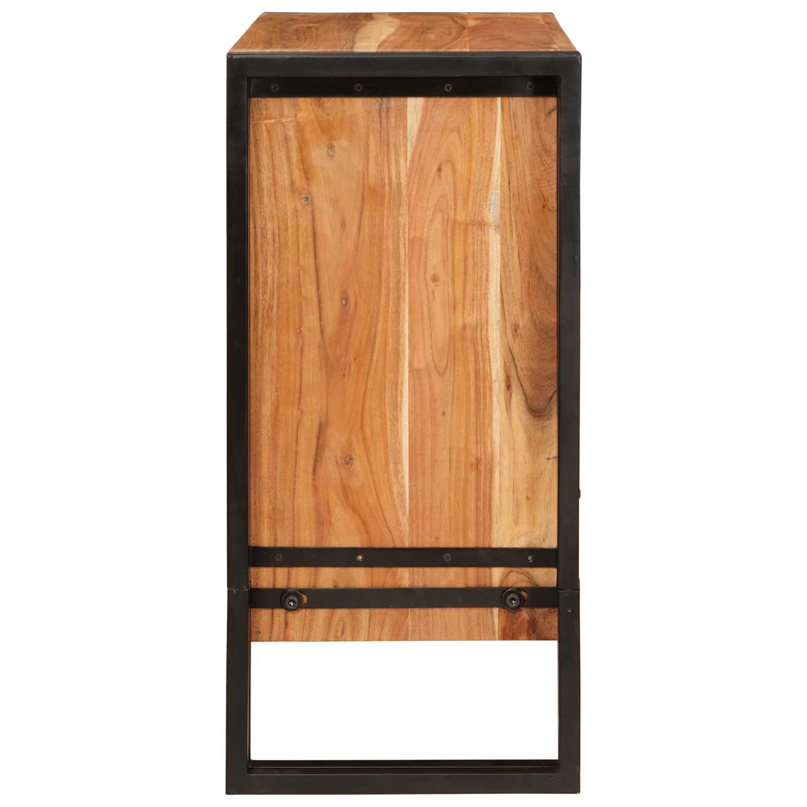 Aparador Marrón 66 x 33 x 70 cm Madera de Acacia Sólida