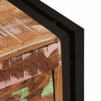 Armario Zapatero Marrón 90 x 38 x 45 cm Madera reciclada maciza