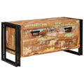 Armario Zapatero Marrón 90 x 38 x 45 cm Madera reciclada maciza