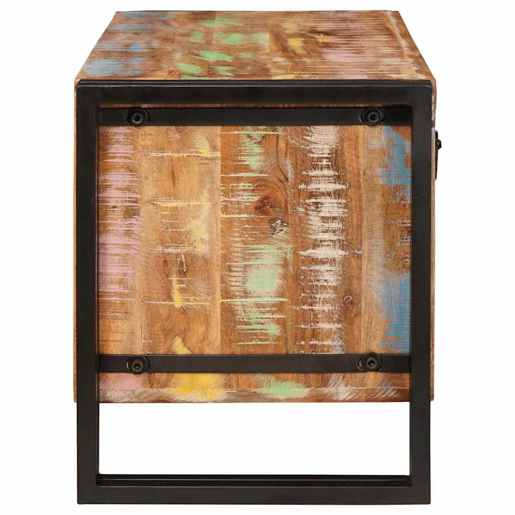 Armario Zapatero Marrón 90 x 38 x 45 cm Madera reciclada maciza