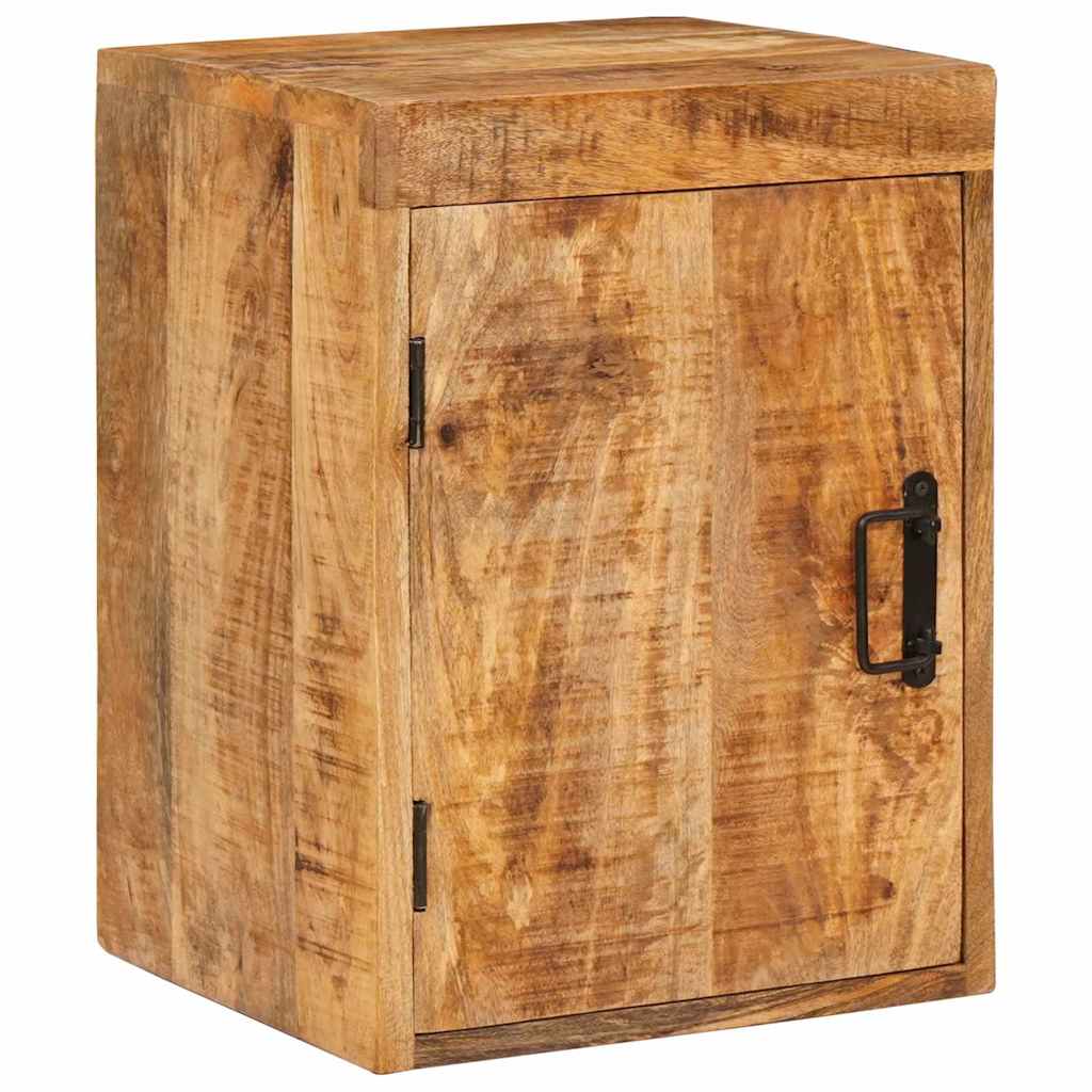 Mesita de Noche 2 pcs Marrón Madera de mango maciza